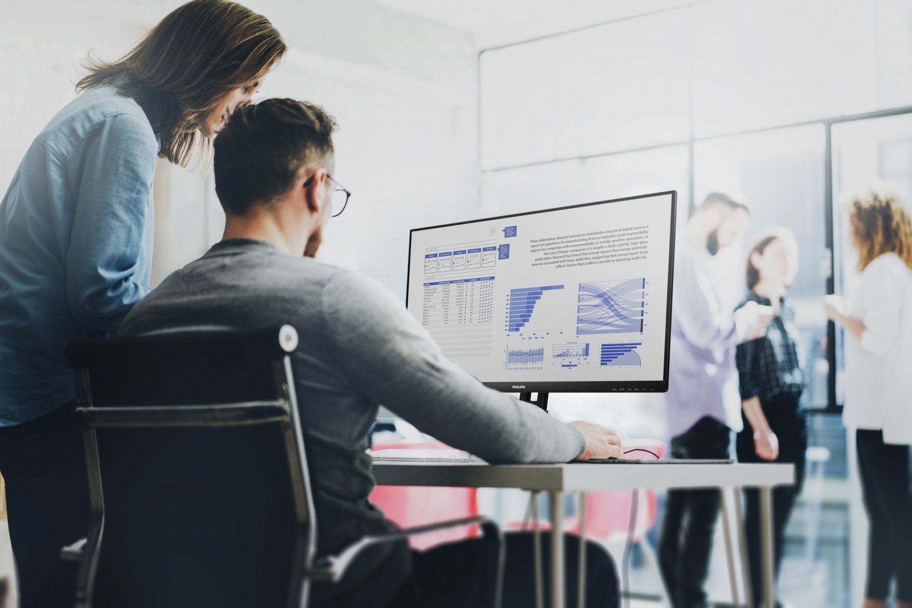 PHILIPS 275S9JML/00 Ã‰cran LED - 27" - 2560 x 1440 QHD @ 75 Hz - VA - 300 cd/mÂ² - 4000:1 - 4 ms - HDMI, DP, Haut- parleurs , HAS