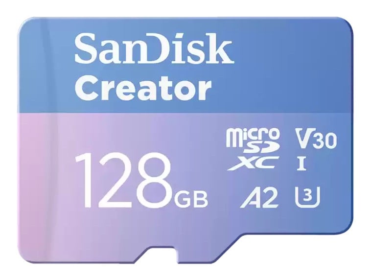 Extreme microSD 128GB+SD 190MB/s Creator