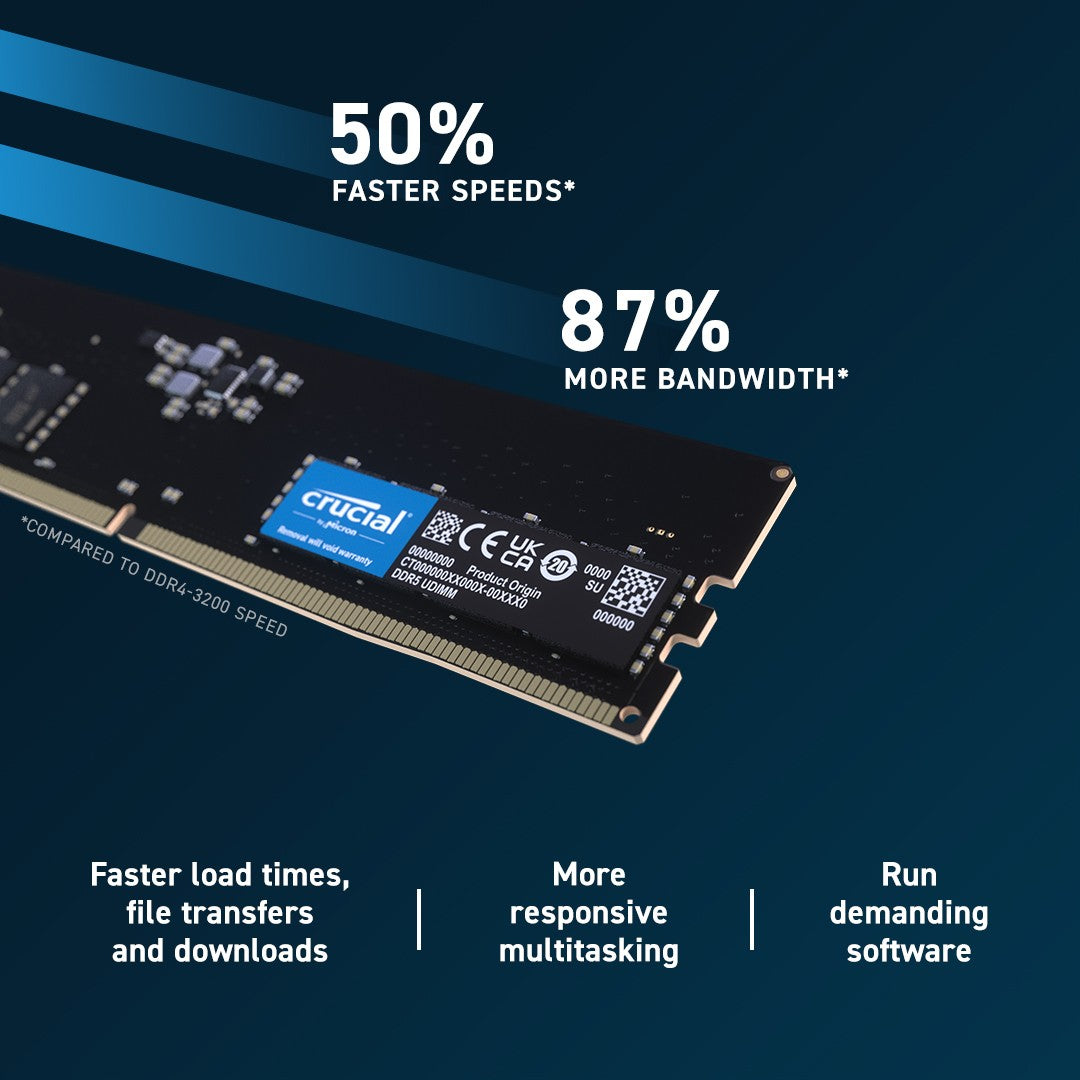 Module de mémoire Crucial CT16G56C46U5 16 Go 1 x 16 Go DDR5