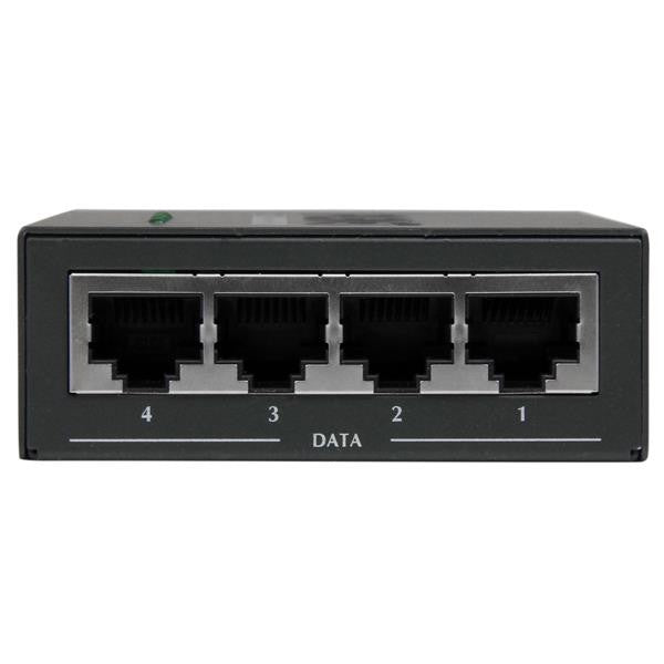 4 Port Gigabit Midspan - PoE+Injector