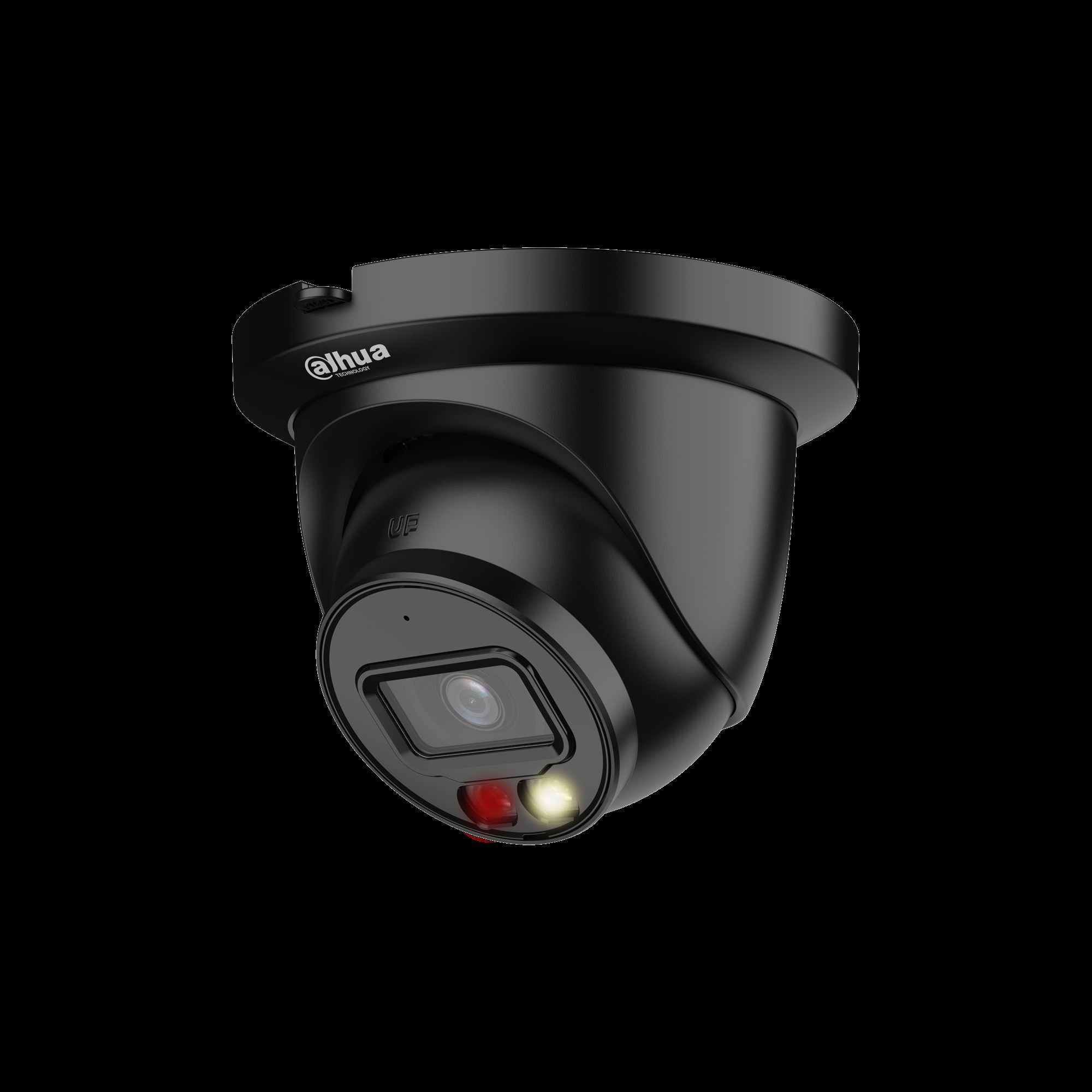 Dahua IPC-HDW2449TM-S-IL-0280B-BLACK Caméra réseau 4MP Smart Dual Light, fixe, WizSense, noire