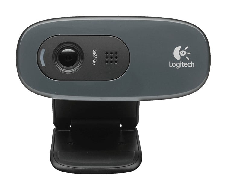 Logitech HD C270 webcam 3 MP 1280 x 720 pixels USB 2.0 Noir, Gris