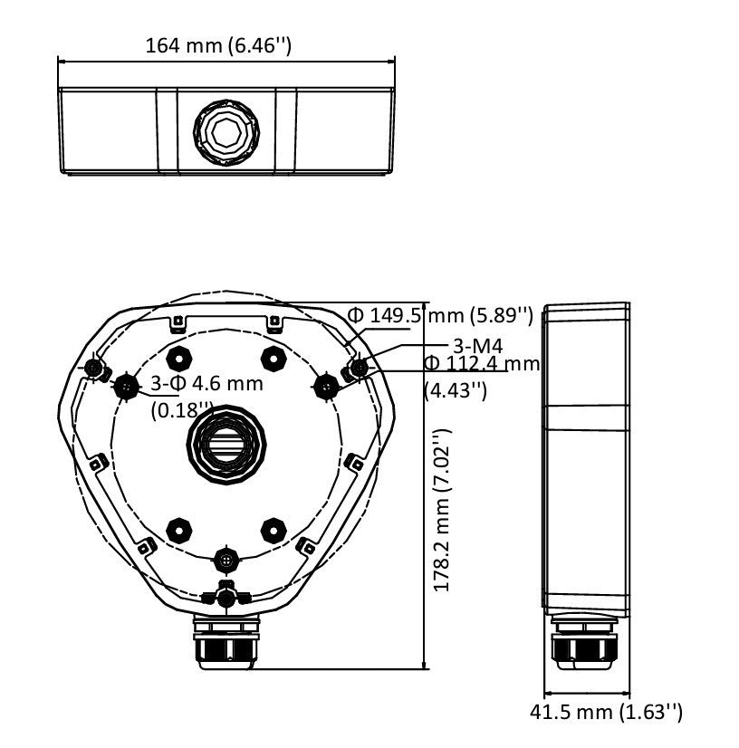 Hikvision DS-1280ZJ-DM25 Junction box