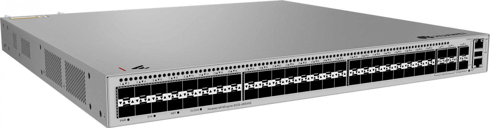 HUAWEI S530-48S4XE 48xGE SFP ports 4x10GE SFP+ ports 2x12GE stack ports with 1xAC power module eKit