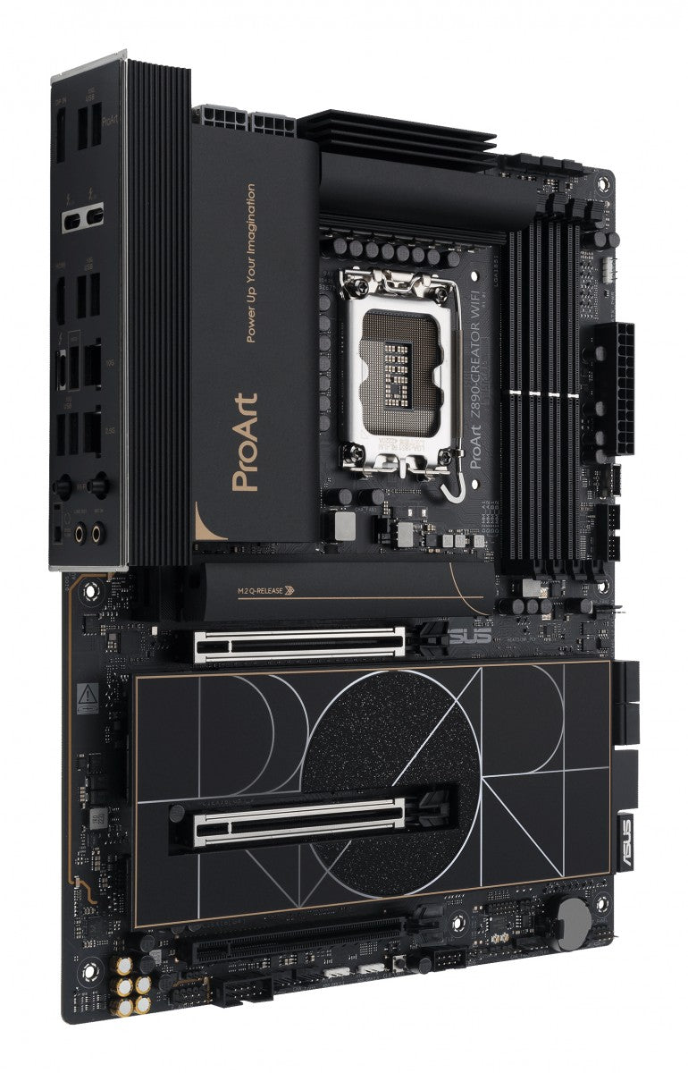 ASUS PROART Z890-CREATOR WIFI LGA1851 4xDDR5 ATX MB 4xSATA 1xHDMI 2.1 3xThunderbolt 5xM.2
