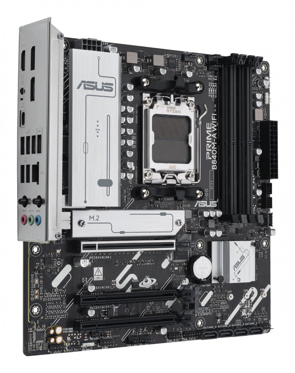 ASUS PRIME B840M-A WIFI AM5 DDR5 micro ATX MB 1xHDMI 2xDP 3xM.2 4xSATA
