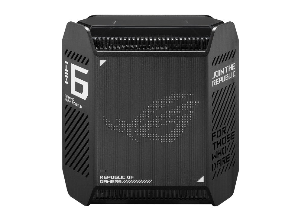 ASUS ROG Rapture GT6 Black 1PK AX10000 Whole-Home Tri-band Mesh WiFi 6 Router 802.11 a/b/g/n/ac/ax