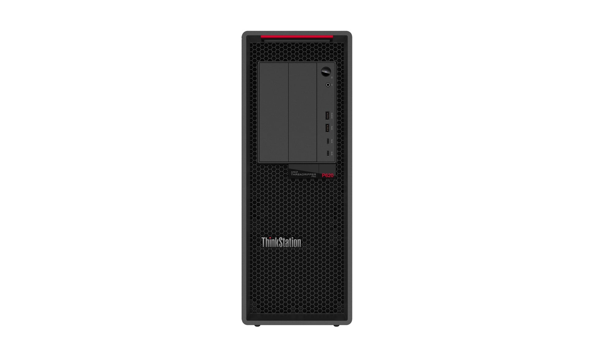Lenovo ThinkStation P620 AMD Ryzen Threadripper PRO 5955WX 32 Go DDR4-SDRAM 512 Go SSD NVIDIA RTX 2000 Ada Windows 11 Pro Tower Station de travail Noir