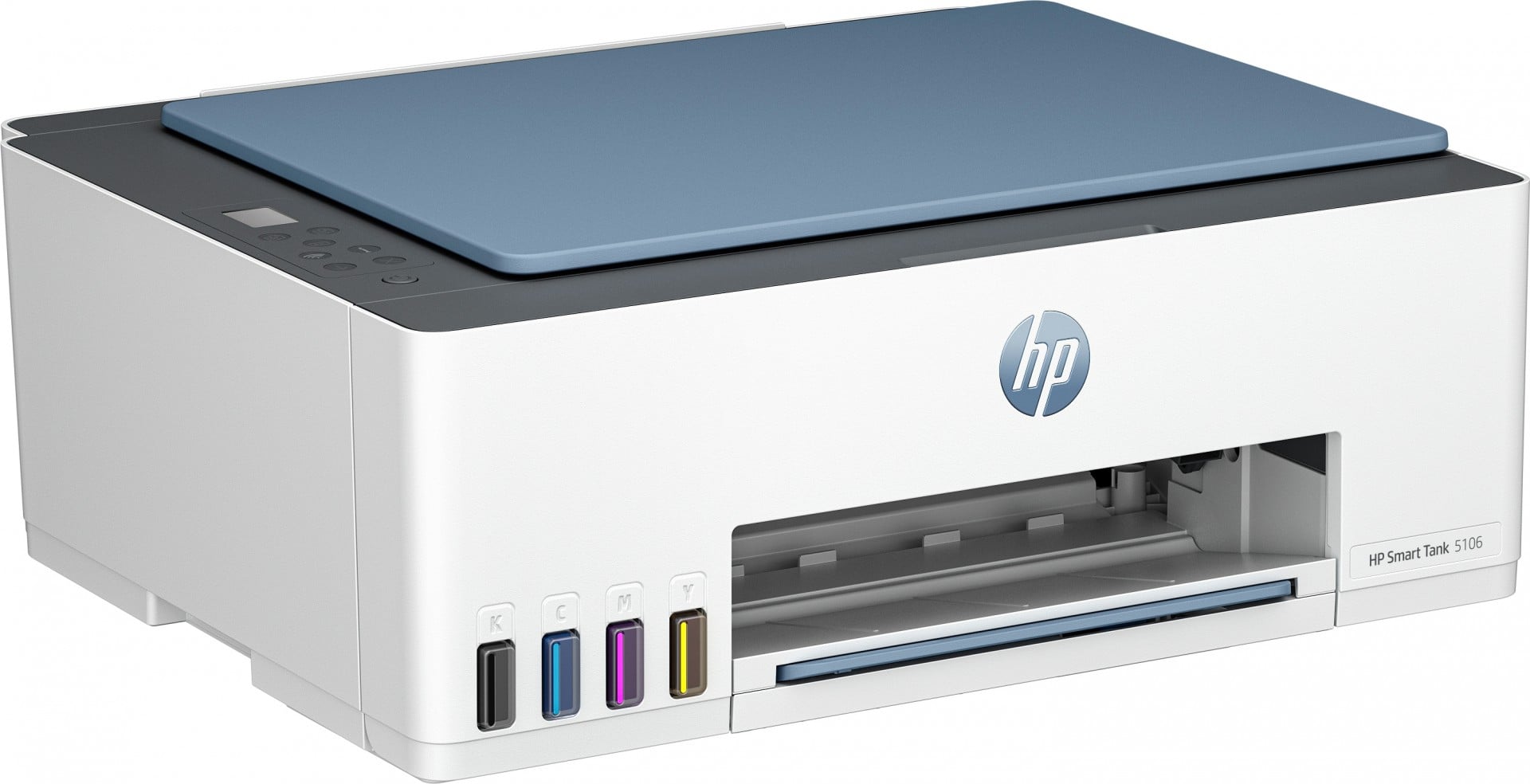 HP Smart Tank Imprimante Tout-en-un 5106, Couleur, Imprimante pour Maison et Bureau a domicile, Impression, copie, numérisation, Sans fil  Réservoir d’imprimant