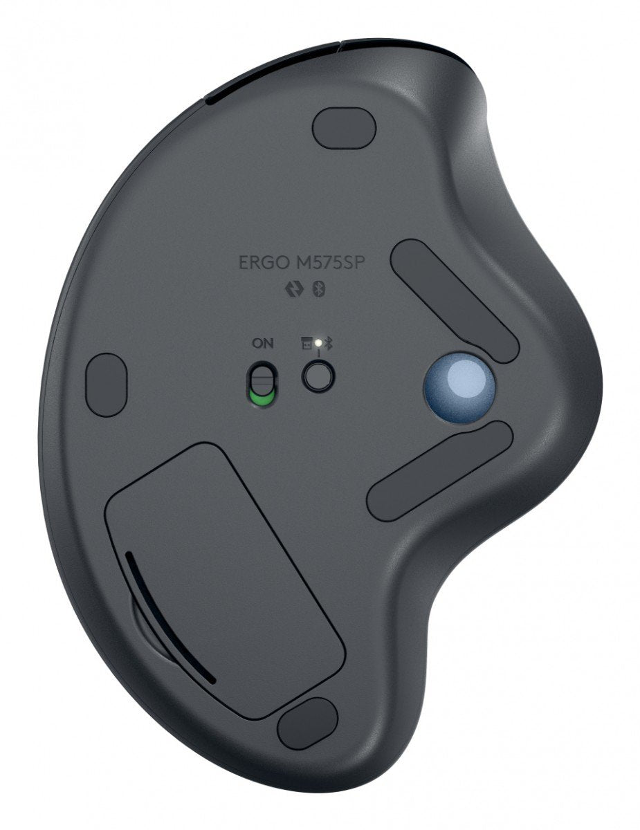 LOGITECH ERGO M575S Wireless Trackball - Graphite + Blue Ball