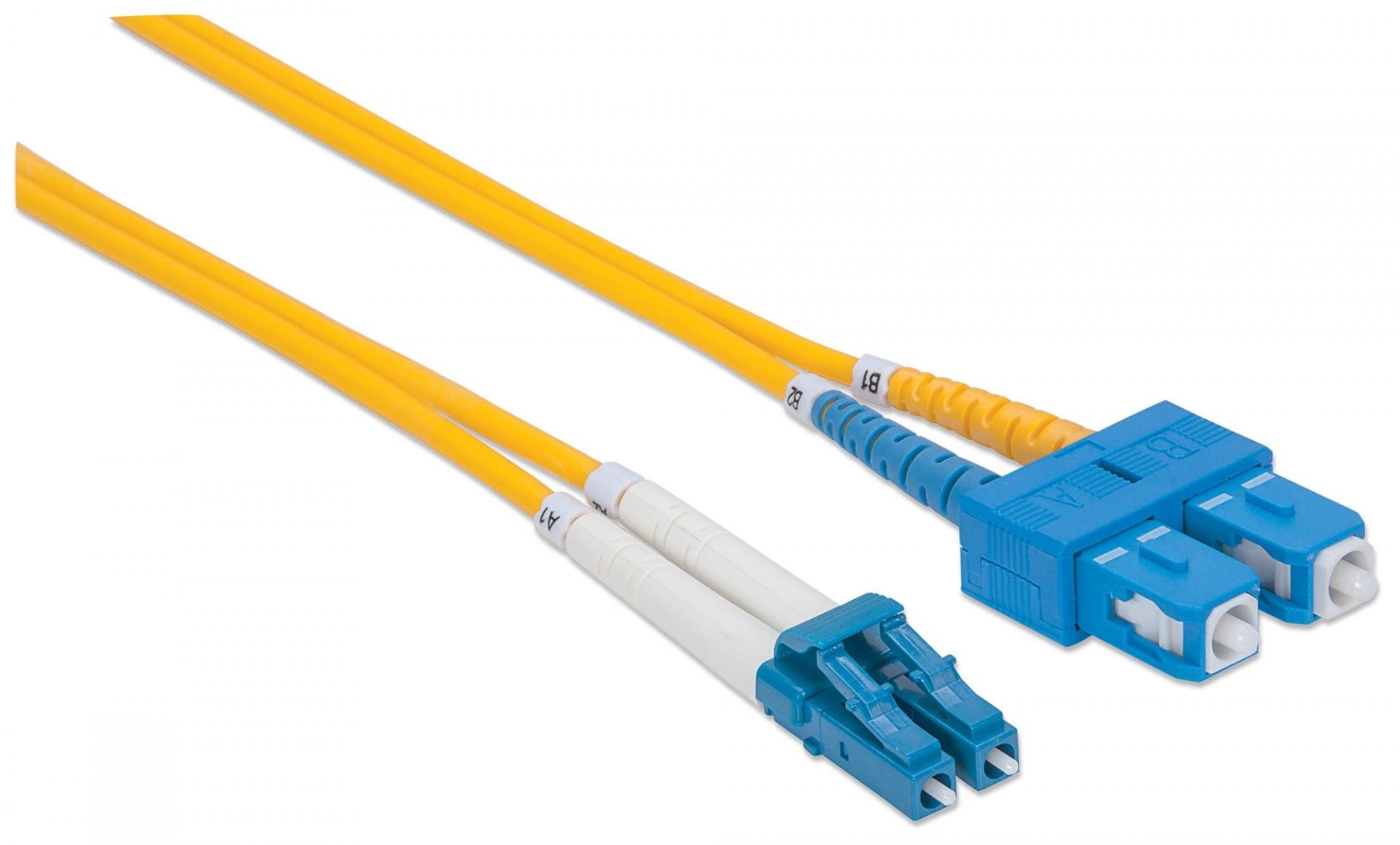 Intellinet 473972 câble de fibre optique 2 m LC SC OS2 Jaune