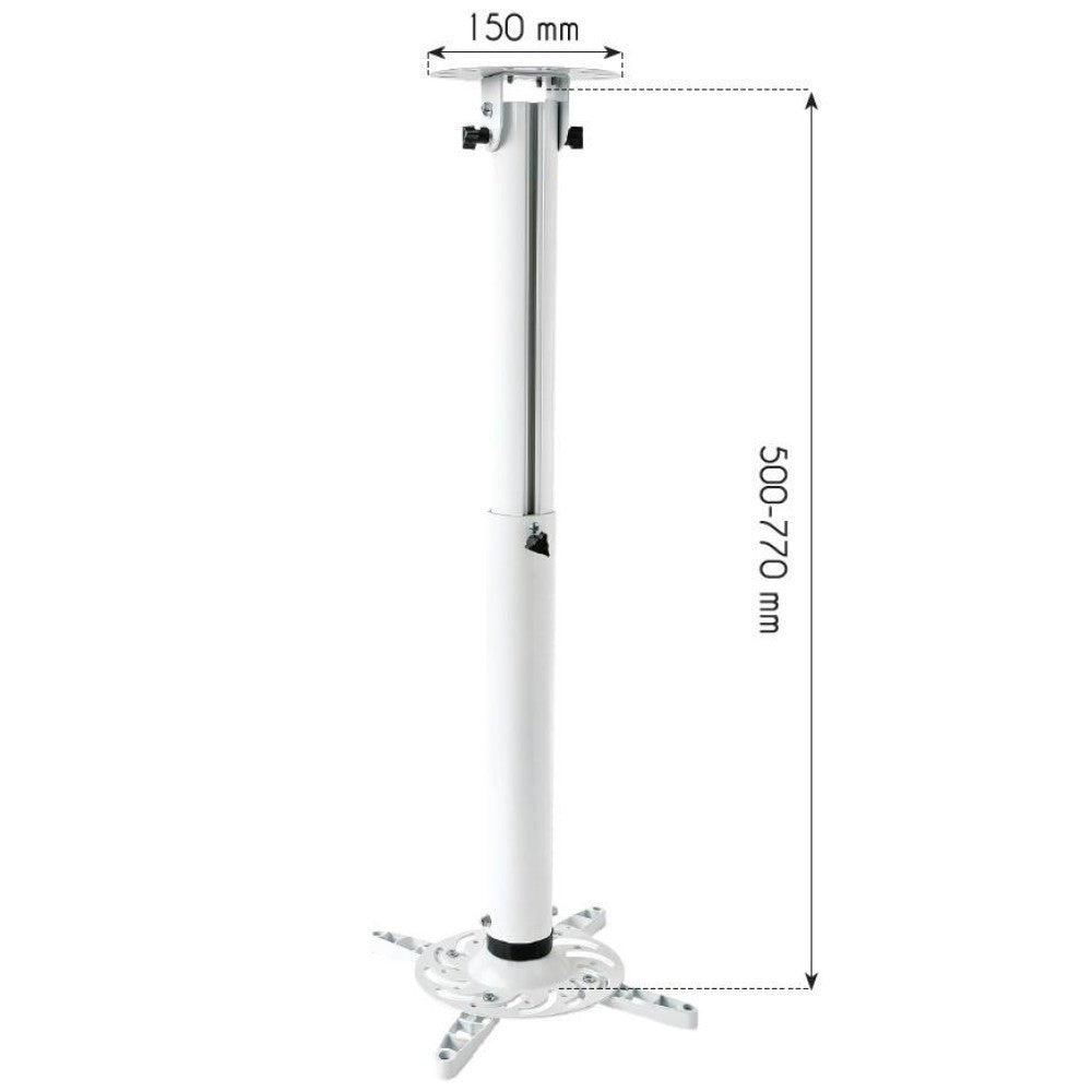 Techly ICA-PM 104MW Bras de projecteur au plafond 50/77 bi