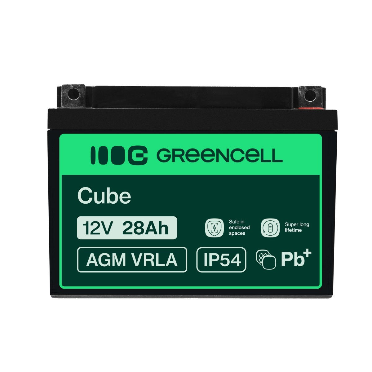 Green Cell Battery AGM VRLA 12V 26Ah - Battery - 26.000 mAh