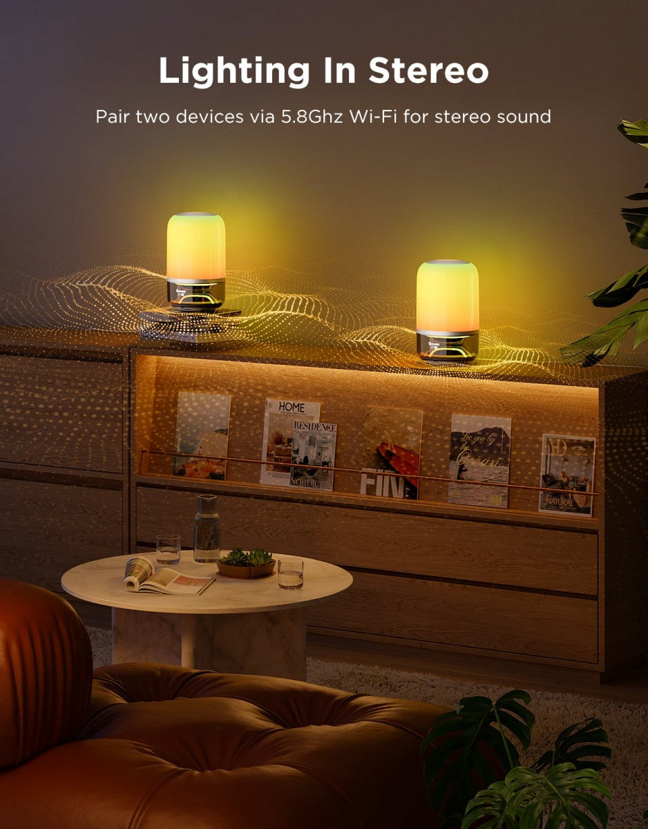 Govee H60200F1 Lampe de table RGBICWW 2 Pro Son par JBL