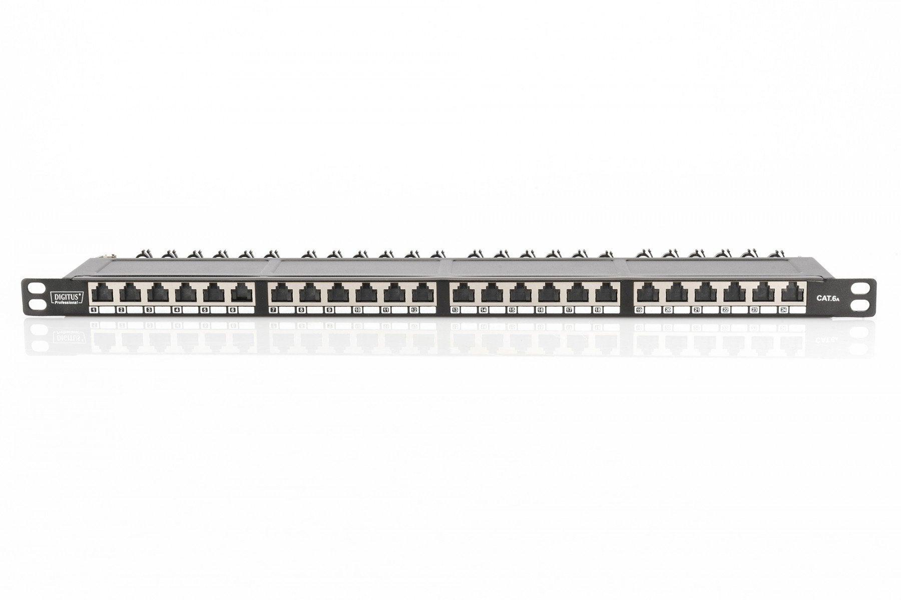 Digitus CAT 6A, panneau de brassage a haute densité de classe EA, blindé
