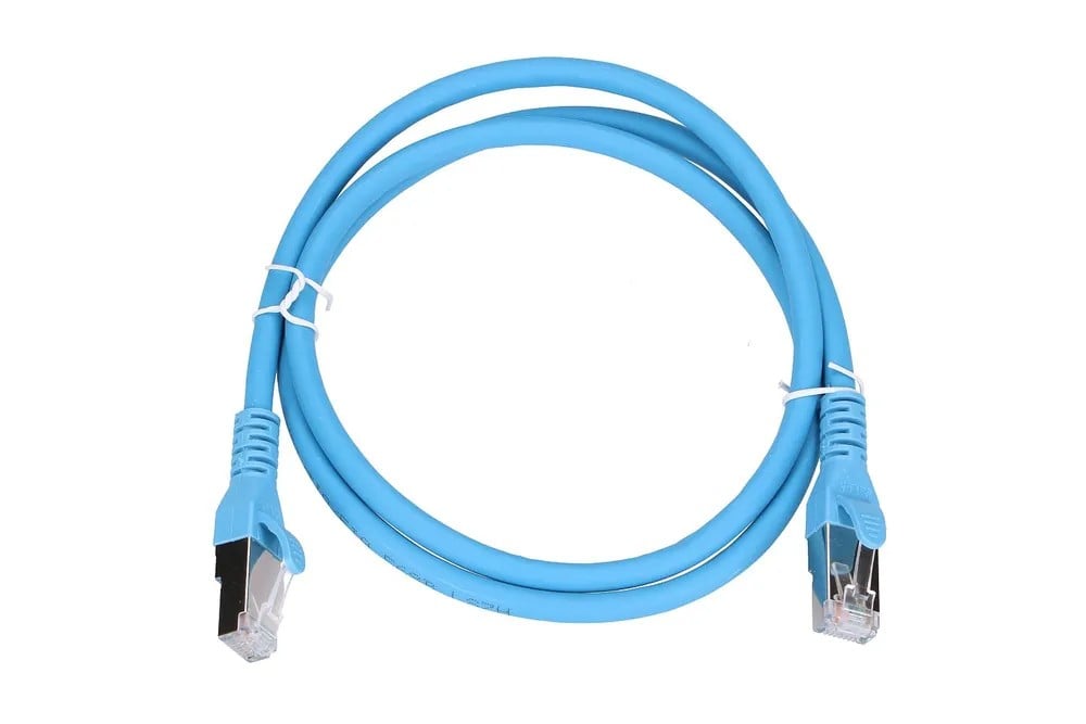 Extralink EX.6556 câble de réseau Bleu Cat6a SF/UTP (S-FTP) Rond
