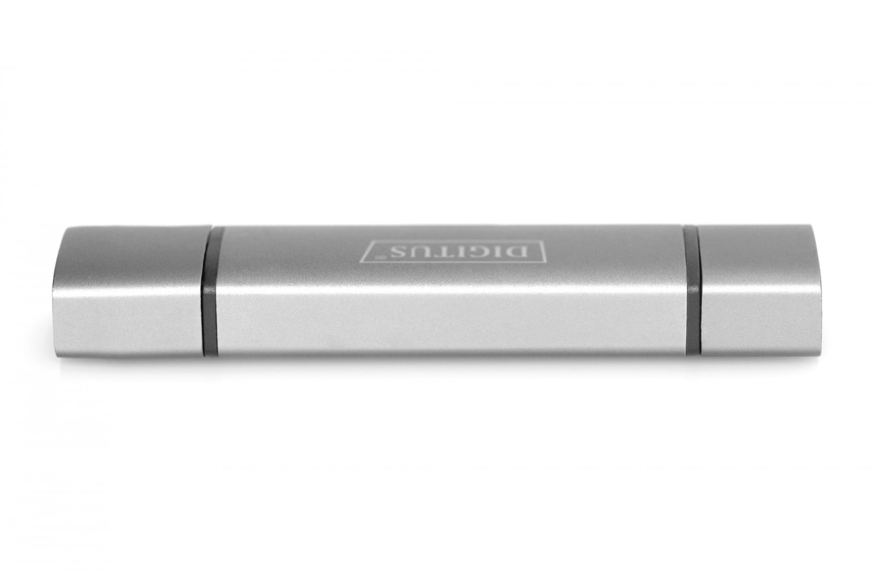 Digitus DA-70886 lecteur de carte mémoire USB 3.2 Gen 1 (3.1 Gen 1) Type-A/Type-C Aluminium