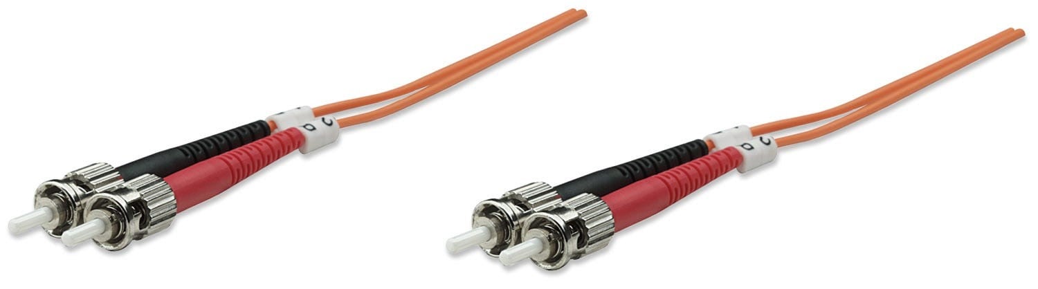 Intellinet 1.0m ST M/M câble de fibre optique 1 m OM2 Orange