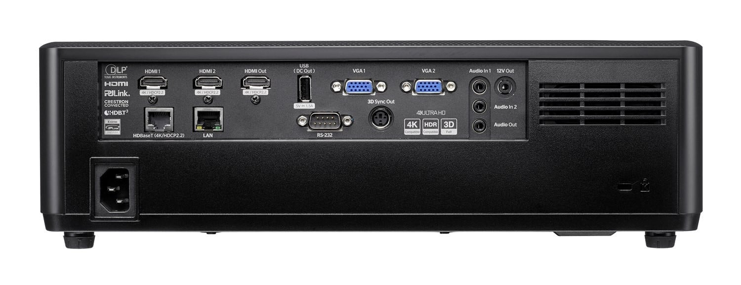 Optoma ZK608TST Projecteur a focale courte 6000 ANSI lumens DLP UHD 4K (3840x2160) Compatibilité 3D Noir