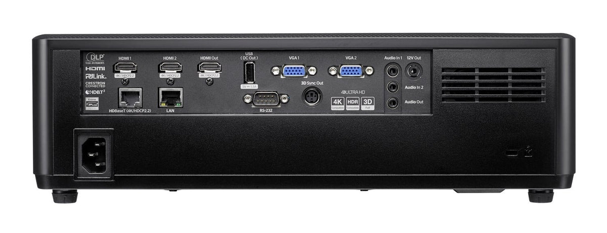 Optoma ZK608TST Projecteur a focale courte 6000 ANSI lumens DLP UHD 4K (3840x2160) Compatibilité 3D Noir