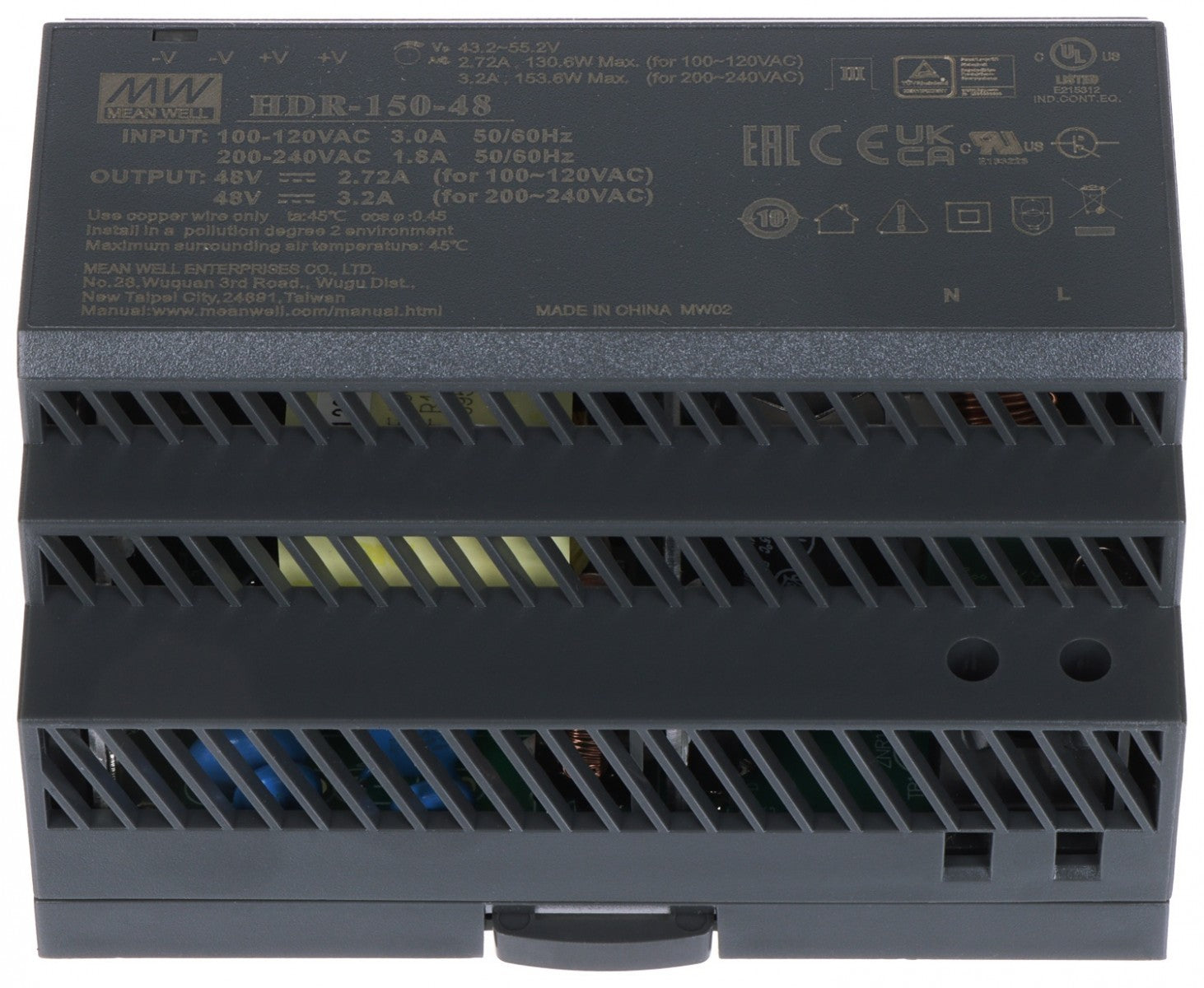 Hikvision DS-KAW150-4N Adaptateur secteur 150W 48V
