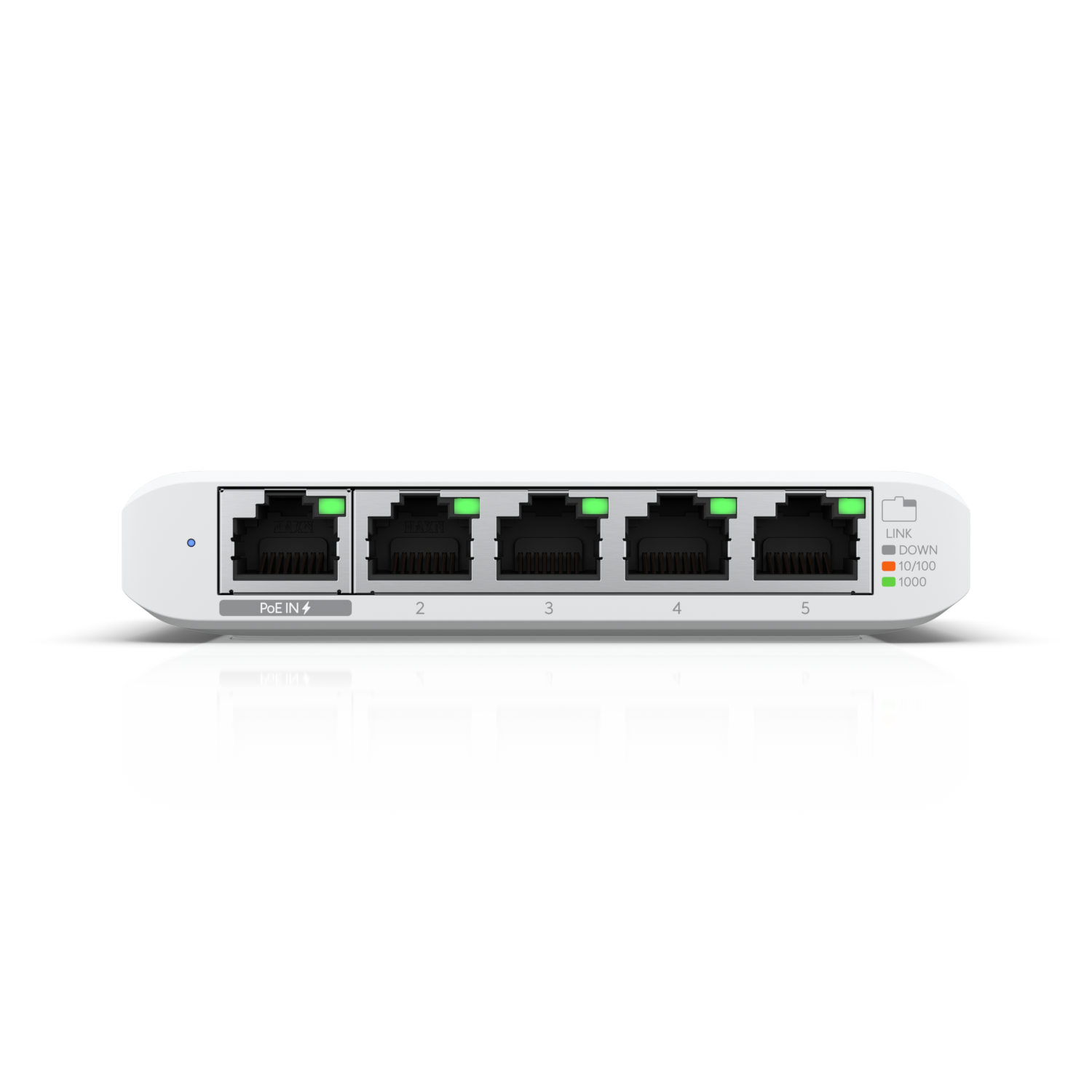 Ubiquiti USW-FLEX-MINI Networks UniFi USW Flex Mini Géré Gigabit Ethernet (10/100/1000) Connexion Ethernet, supportant l'alimentation via ce port (PoE) Blanc