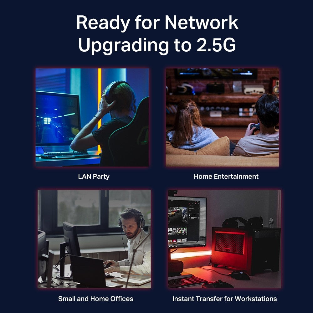 5-Port 2.5G Multi-Gigabit Desktop Switch