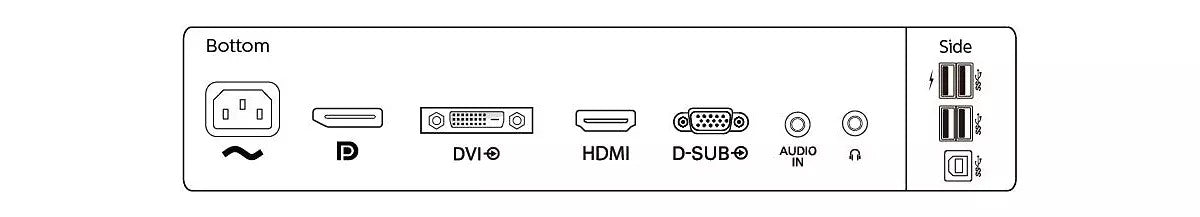 PHILIPS 252B9/00 LCD 25p 16/10 5ms-300 cd/m2 WUXGA 1920x1200 VGA-HDMI-DP- HP 2w GAR 3 ans
