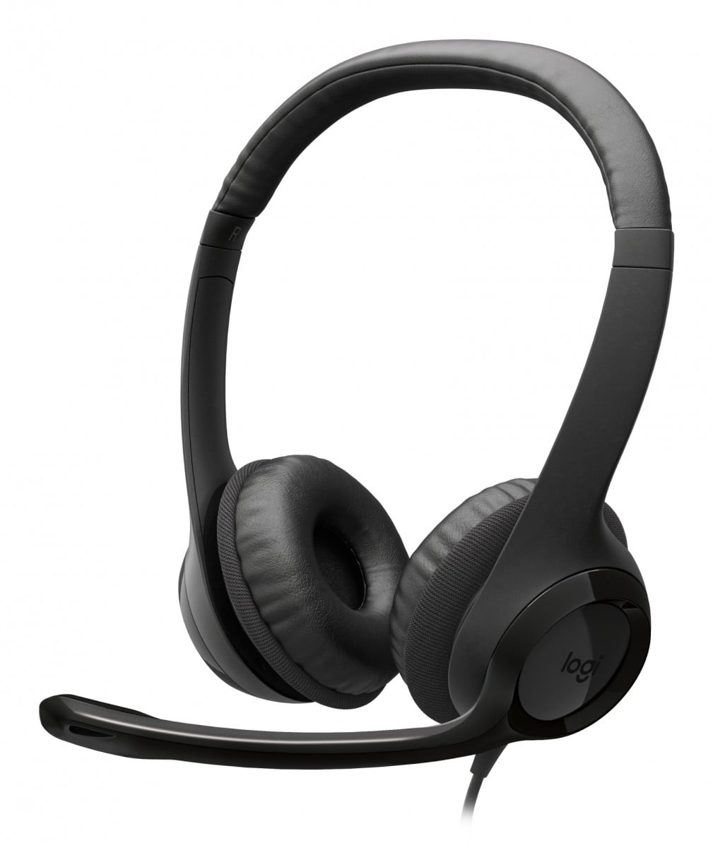 LOGITECH H390 USB-C Computer Headset Midnight Black