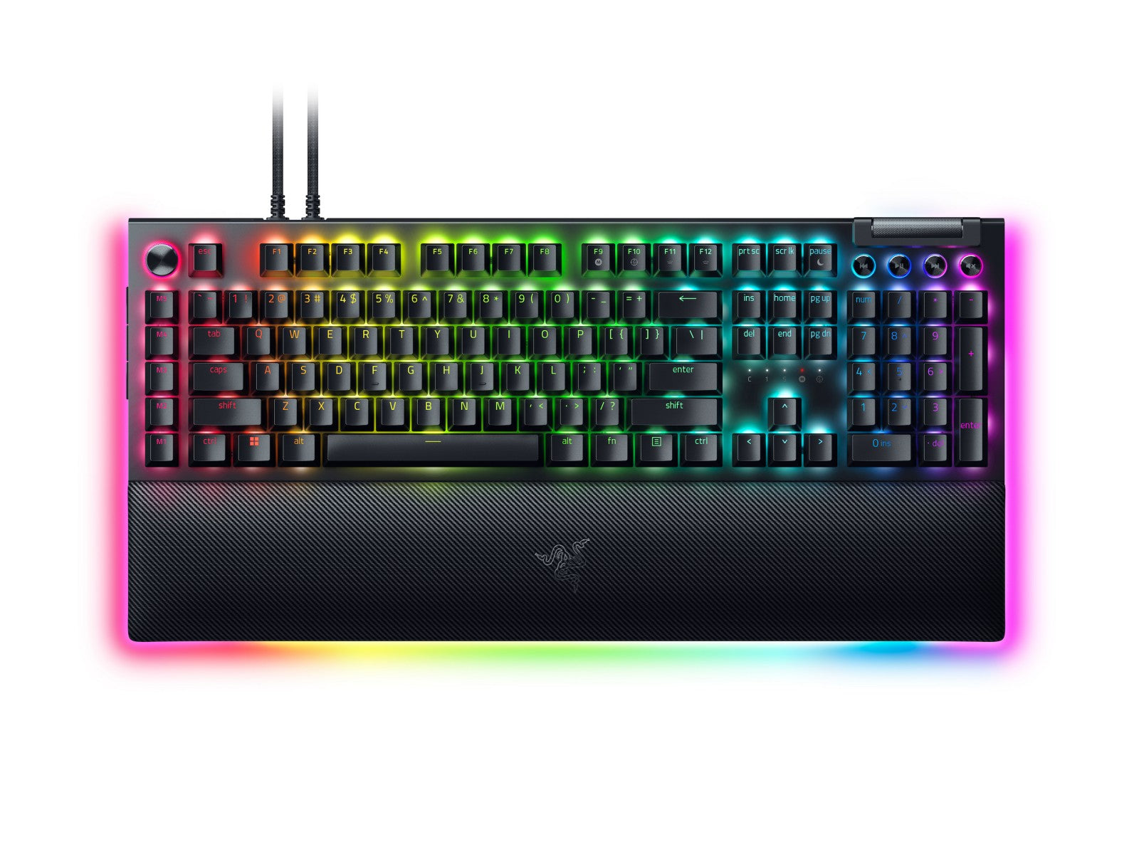 Razer BlackWidow V4 Pro clavier Gaming USB QWERTY US International Noir