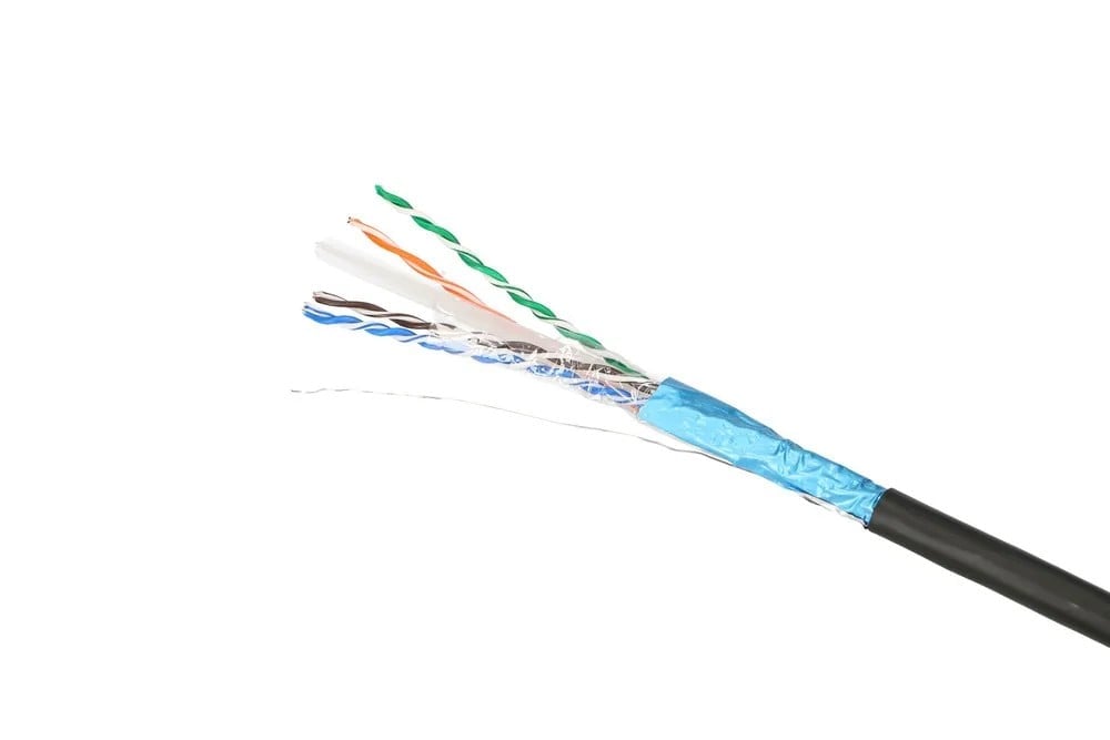 Extralink EX.10079 câble de réseau Noir F/UTP (FTP)