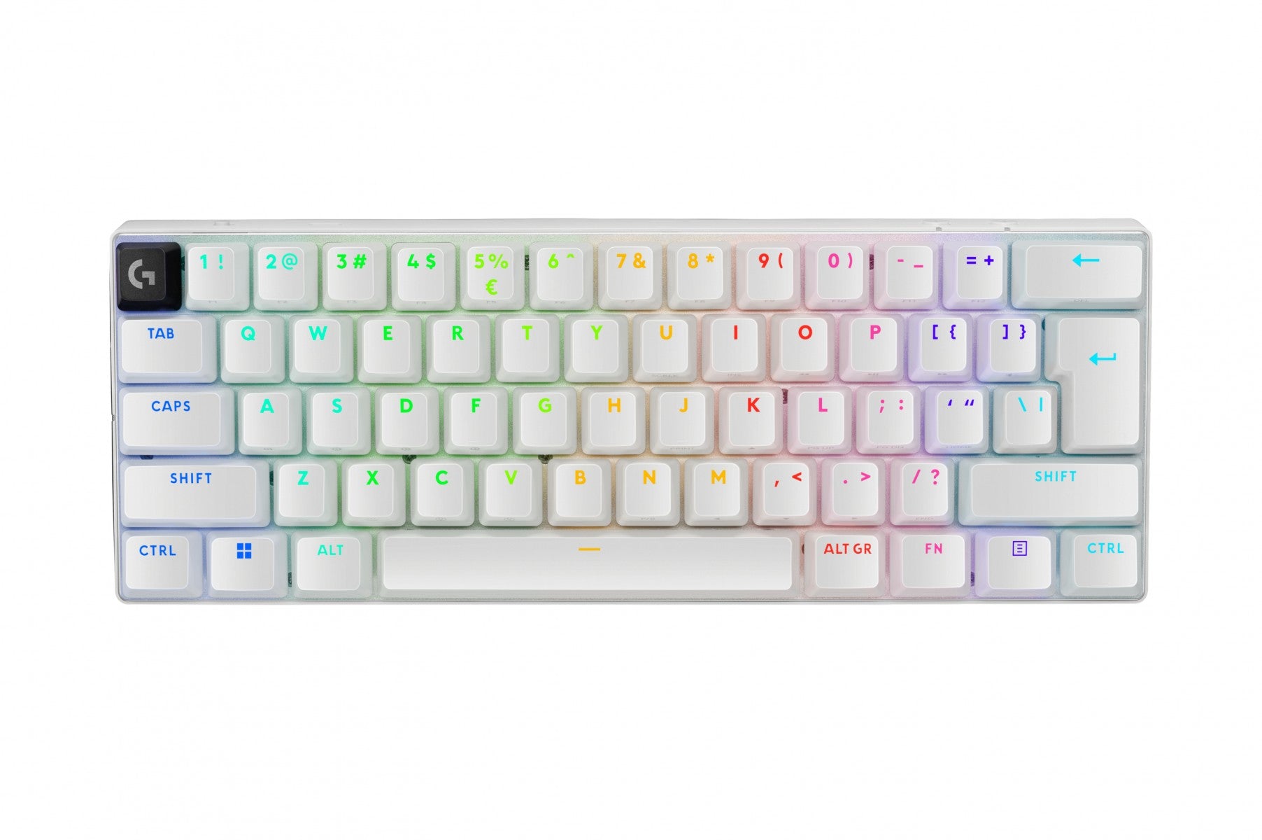 Clavier de jeu Logitech 920-011930 G Pro X 60 TKL Lightspeed Blanc