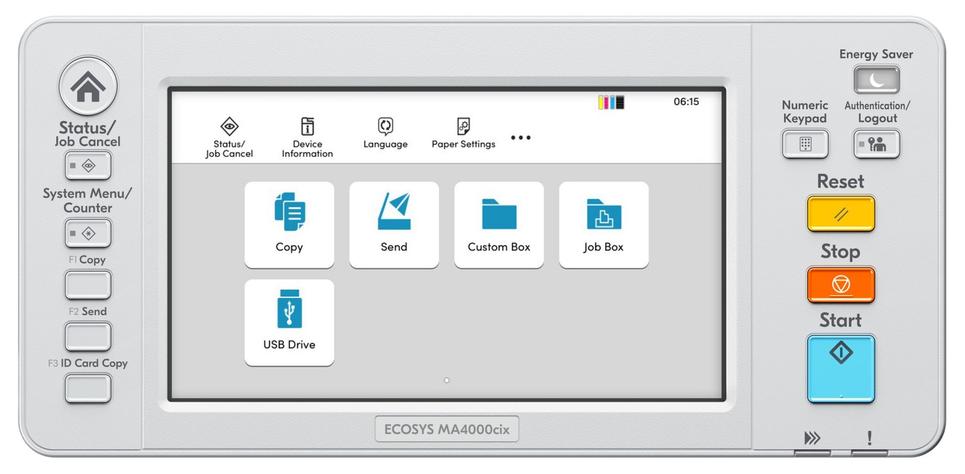 KYOCERA ECOSYS MA4000cix A4 Colour Multifunctional Laser Printer 40 ppm