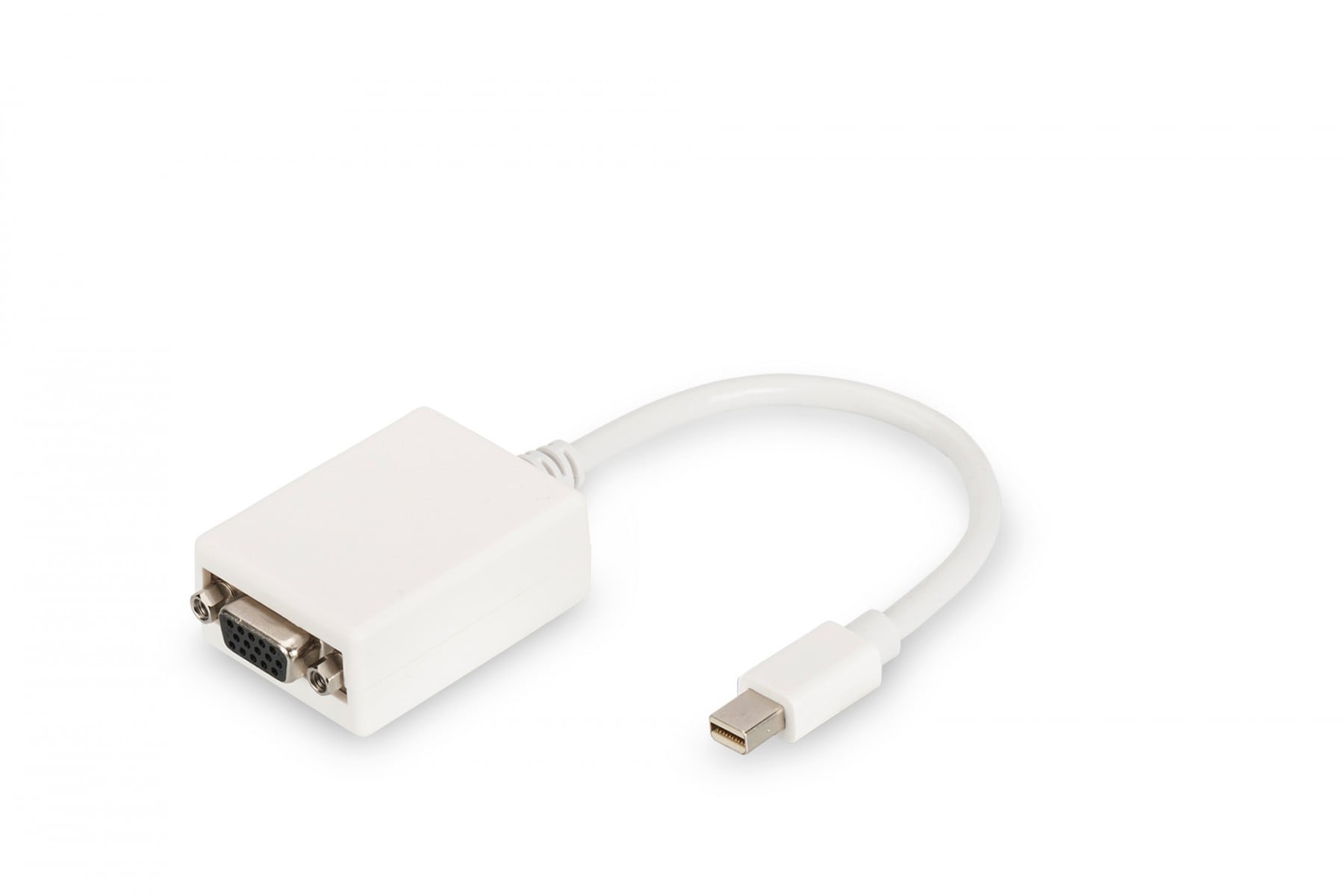 Câble adaptateur DisplayPort, mini DP - HD15M/F, 0,15 m, DP 1.1a, CE, blanc