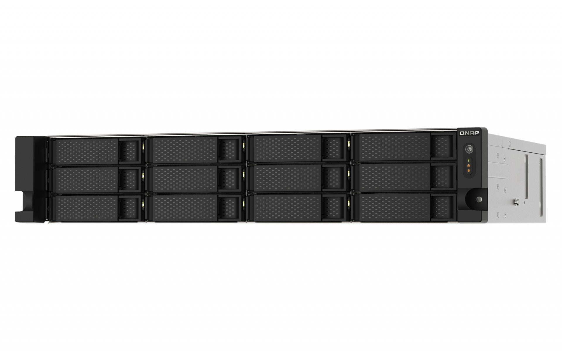 QNAP 12-bay rackmount NAS AMD RyzenV1000