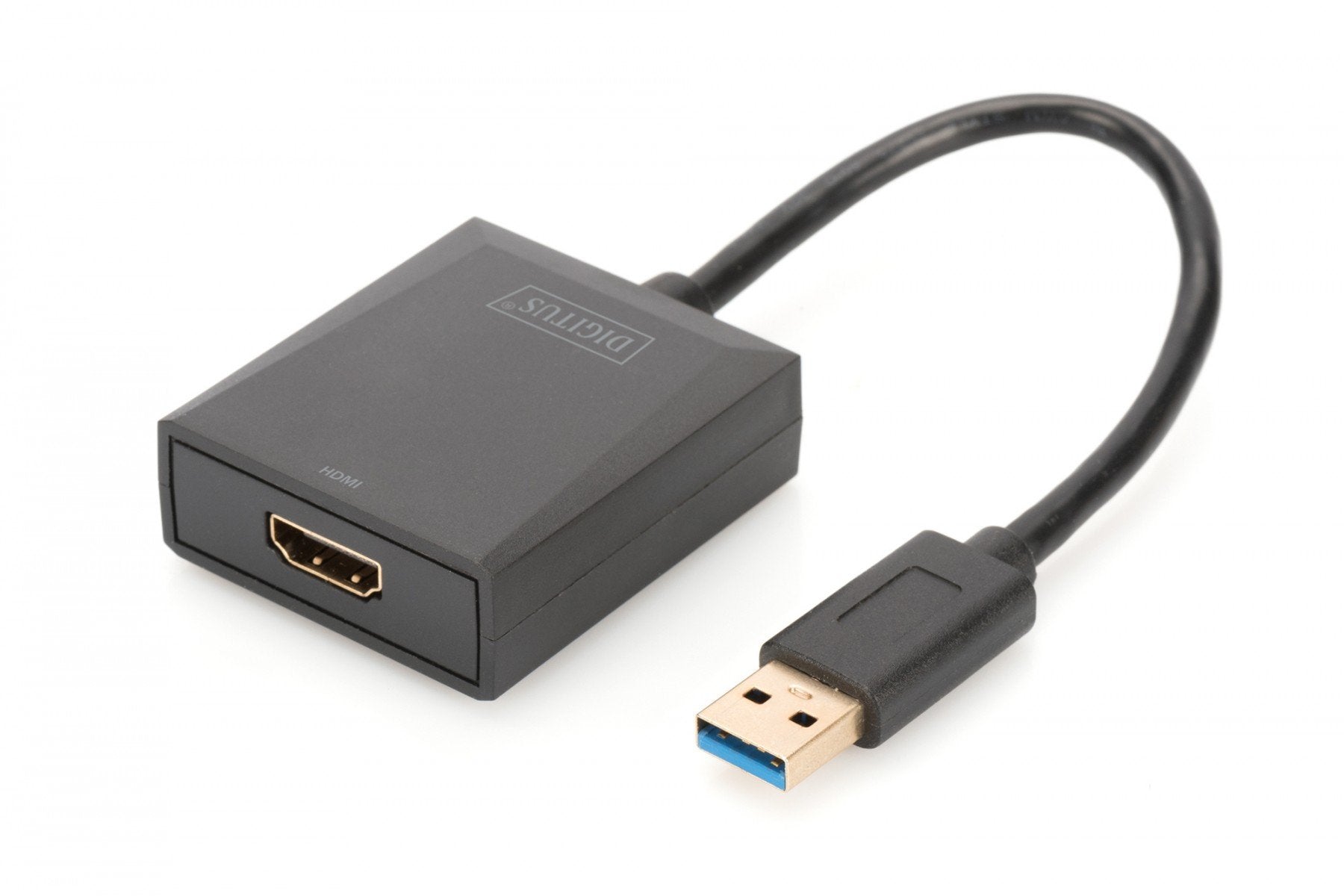 DIGITUS Adaptateur USB 3.0 vers HDMI - 1920 x 1080 pixels - 1080p - Noir - Ampoule - 220 mm - 160 mm