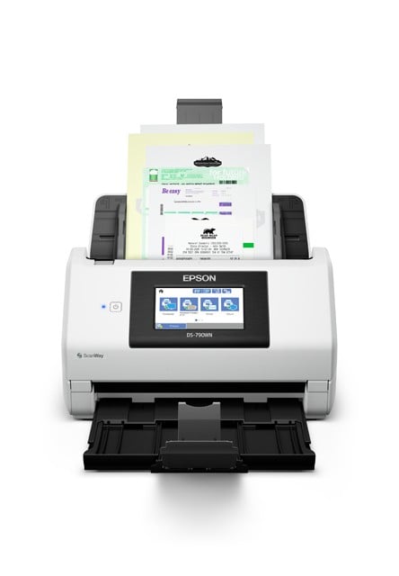EPSON WorkForce DS-790WN Document scanner Duplex A4 600x600dpi 45ppm mono/45ppm colour ADF 100sheets 7000scans/d USB 3.0 Wi-Fi