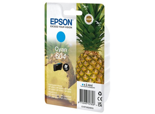 EPSON 4LB Singlepack Cyan 604 Ink