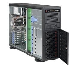 Supermicro CSE-743TQ-903B-SQ unité centrale Full Tower Noir 903 W
