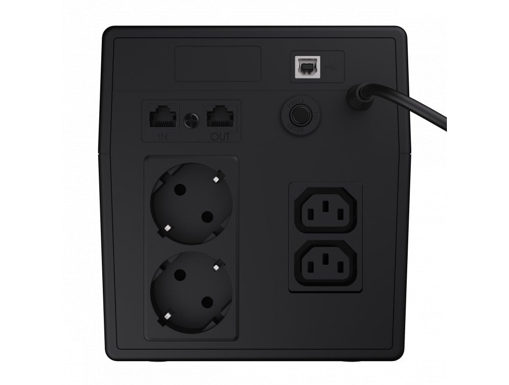 Green Cell UPS03 alimentation d'énergie non interruptible Interactivité de ligne 1,999 kVA 600 W 4 sortie(s) CA