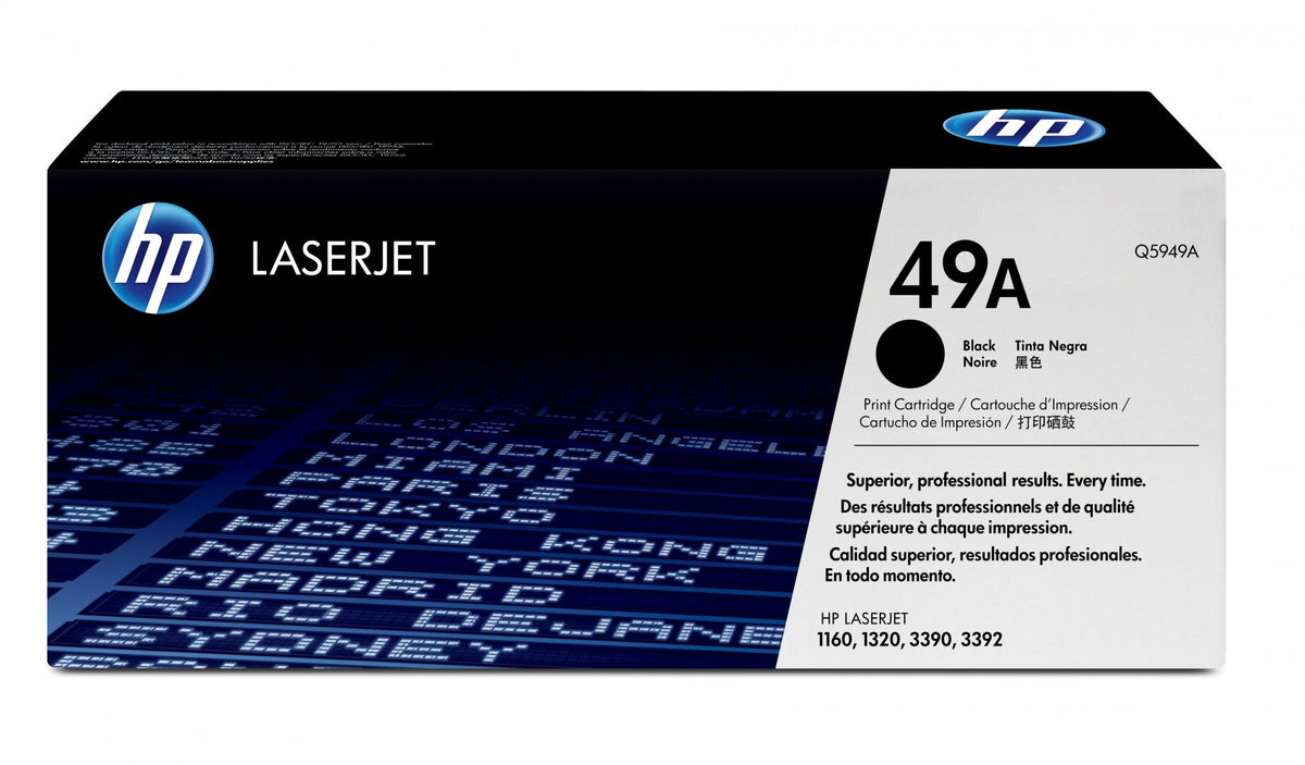 HP 49A original LaserJet Toner cartridge Q5945A black standard capacity 2.500 pages 1-pack