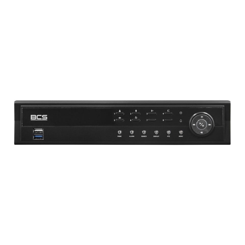 BCS BCS-U-NVR0802-A-4K-8P(6 To) Enregistreur IP 8 canaux avec PoE, 6 To, HDMI 4K, Prise en charge des caméras 12MP