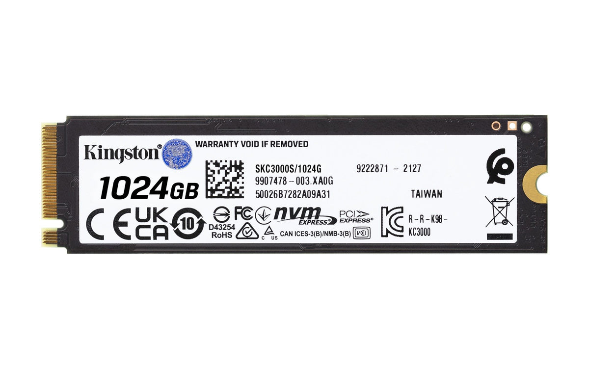 KINGSTON KC3000 1024Go PCIe 4.0 NVMe M.2 SSD