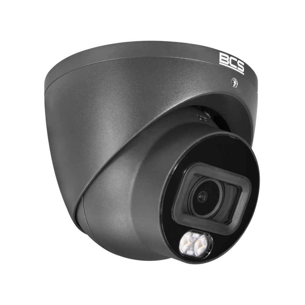 BCS BCS-L-EIP14FCL3-Ai1-G Caméra dôme IP 4MP avec technologie NightColor et microphone, IP67