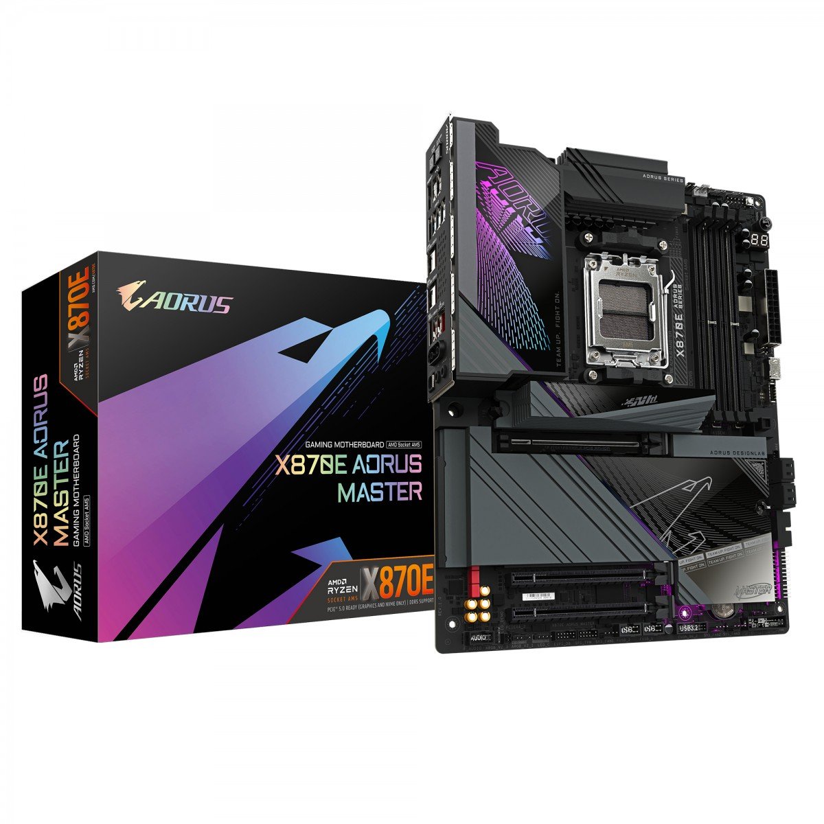 GIGABYTE X870E AORUS MASTER carte mere AMD X870 Emplacement AM5 ATX