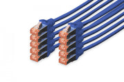 Digitus DK-1644-030-B-10 câble de réseau Bleu 3 m Cat6 S/FTP (S-STP)