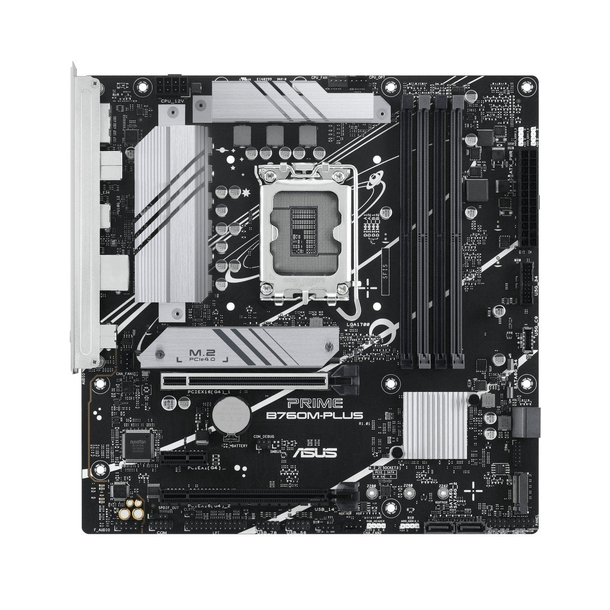 ASUS PRIME B760M-PLUS LGA 1700 4xDDR5 microATX 4xSATA MB 1xHDMI 1xDP 2xM.2