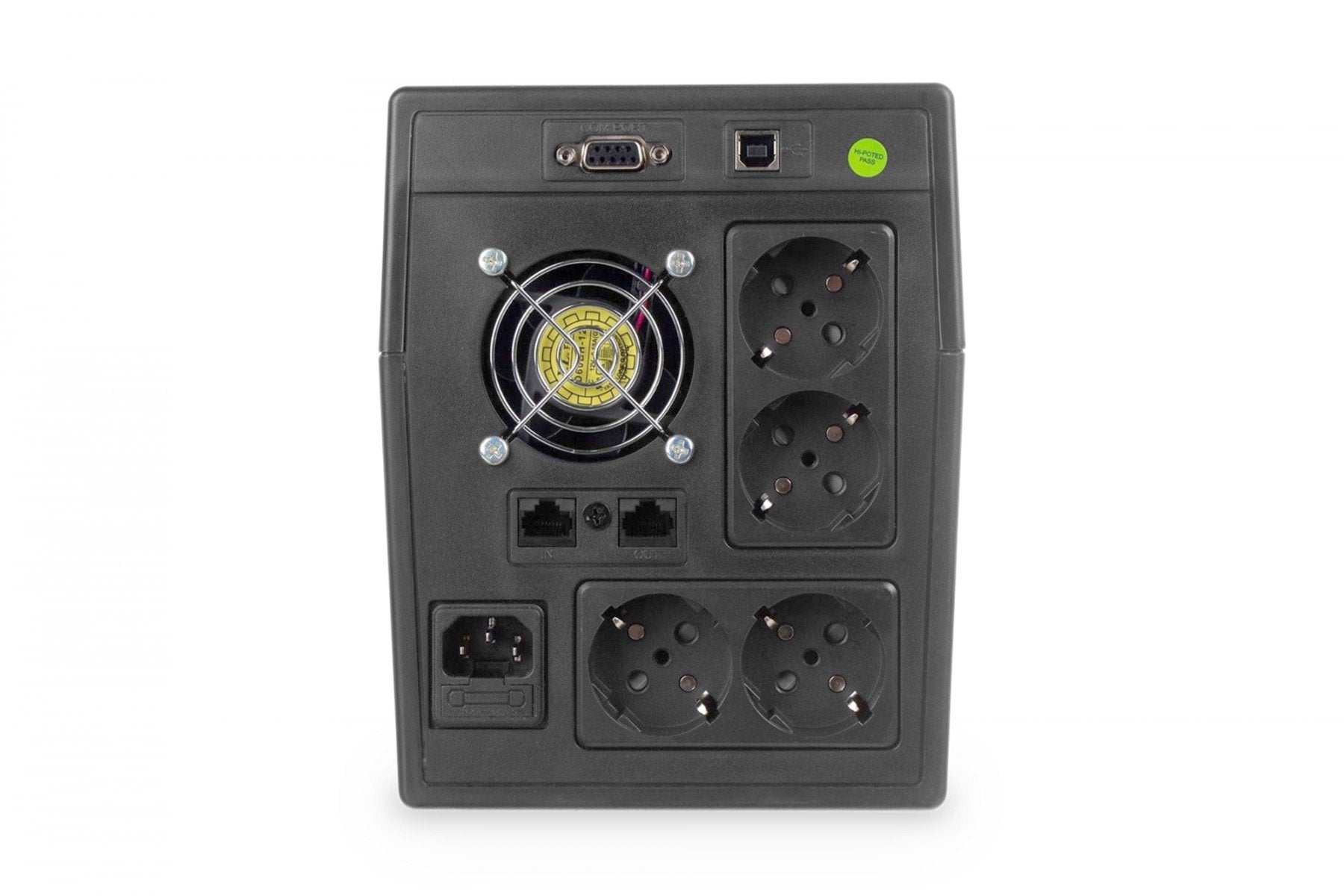 Digitus DN-170076 alimentation d'énergie non interruptible Interactivité de ligne 1,5 kVA 4 sortie(s) CA