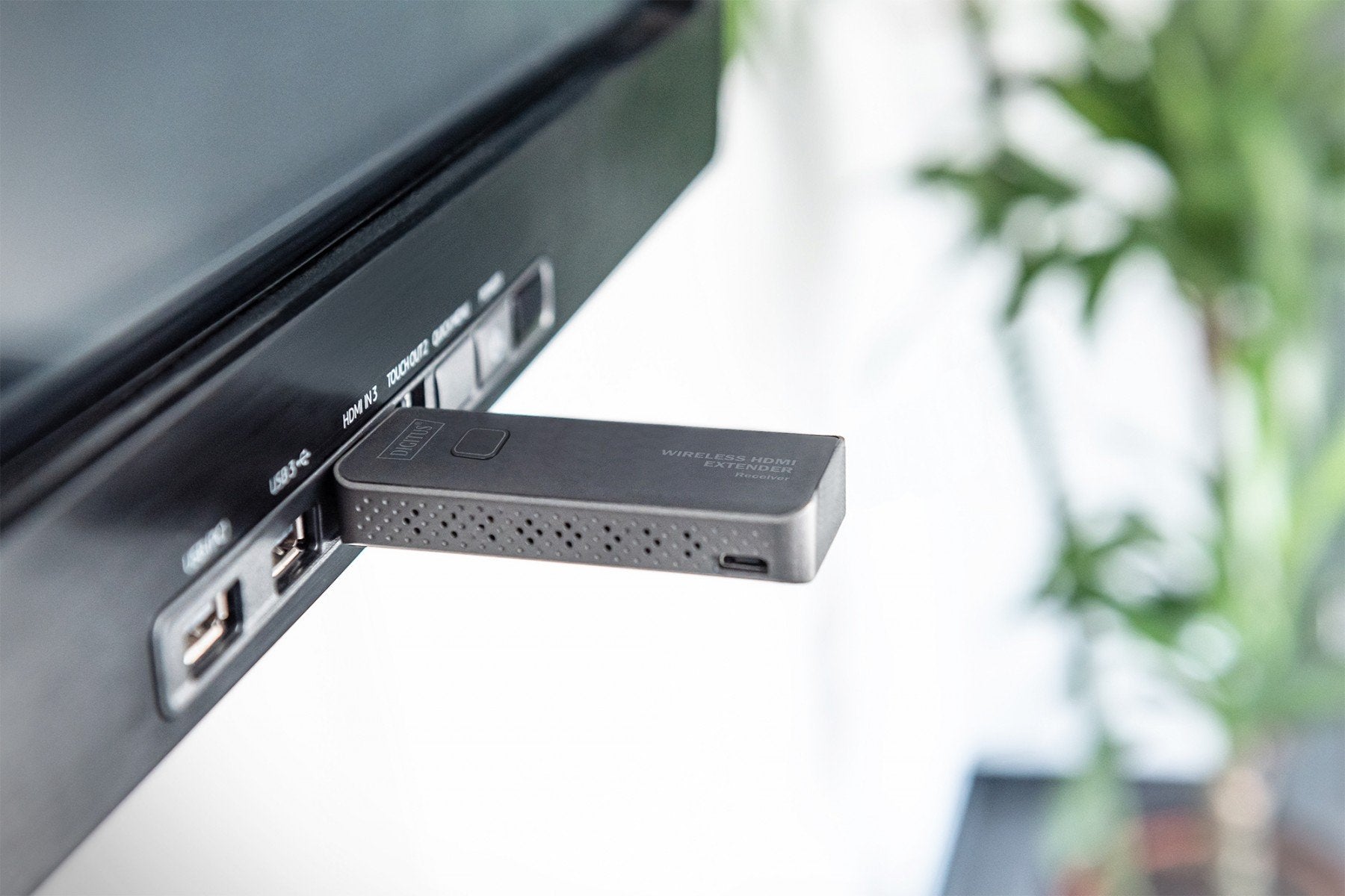 Digitus DS-55318 extension audio/video Émetteur et récepteur AV Noir