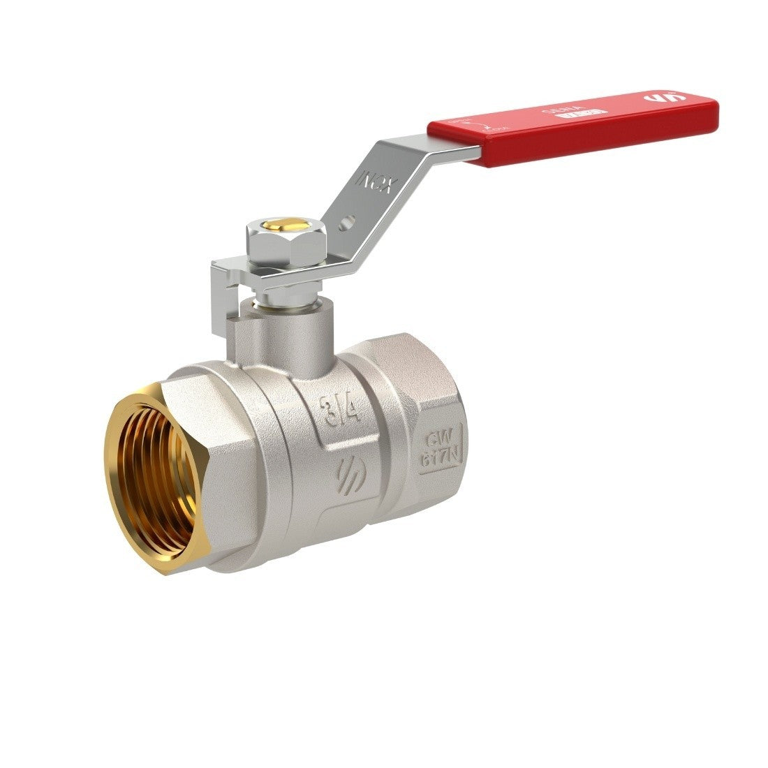 "ARCO 750110 Vanne a bille en eau Arco Sena VA30 3"" GW-GW Levier en acier inoxydable"